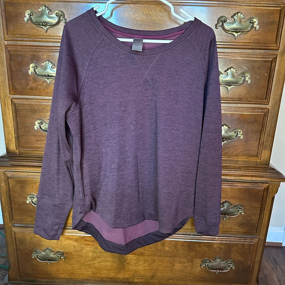 Women's Purple Long Sleeve Top